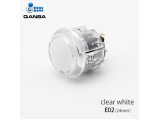 Gravity KS Mechanical Shafts Silent Pushbutton 24mm Snap-In Button Clear White (E02)